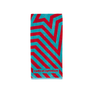 radical optimism print towel