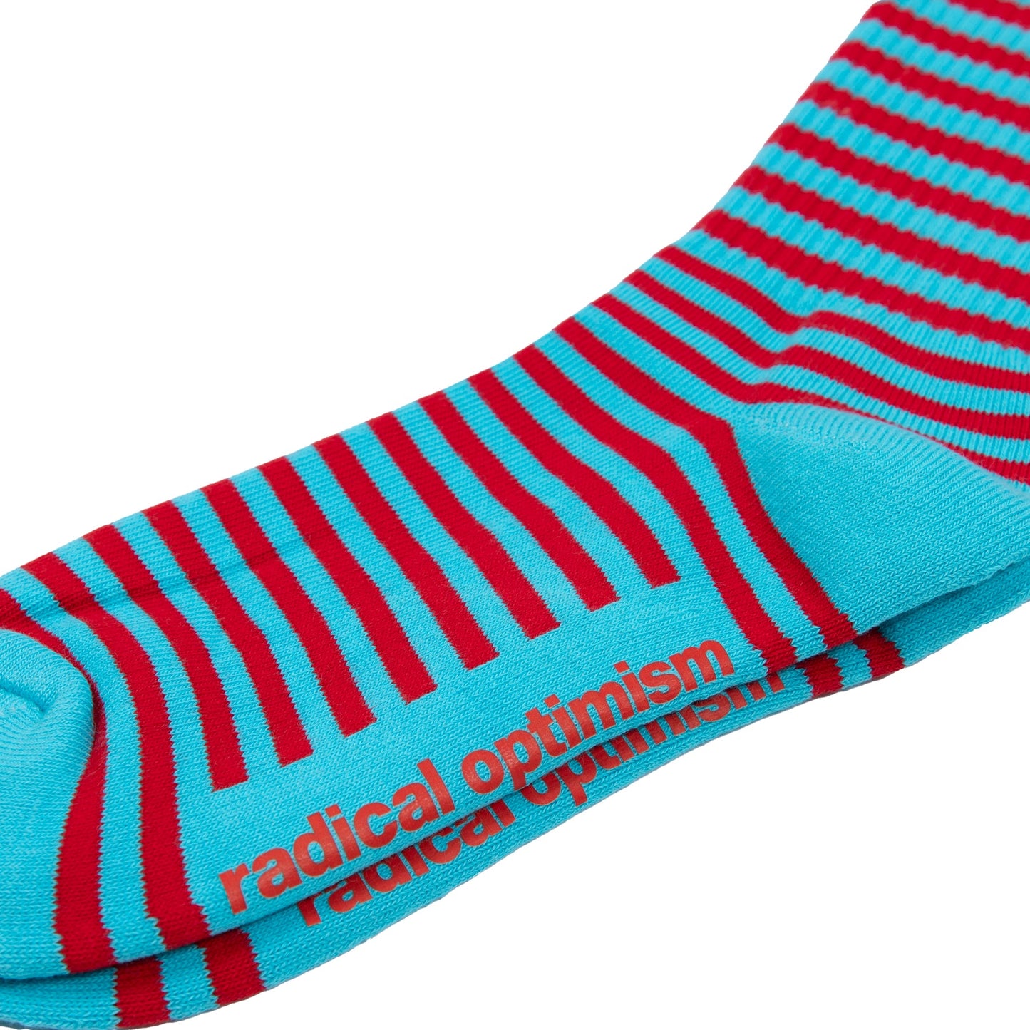 radical optimism print socks