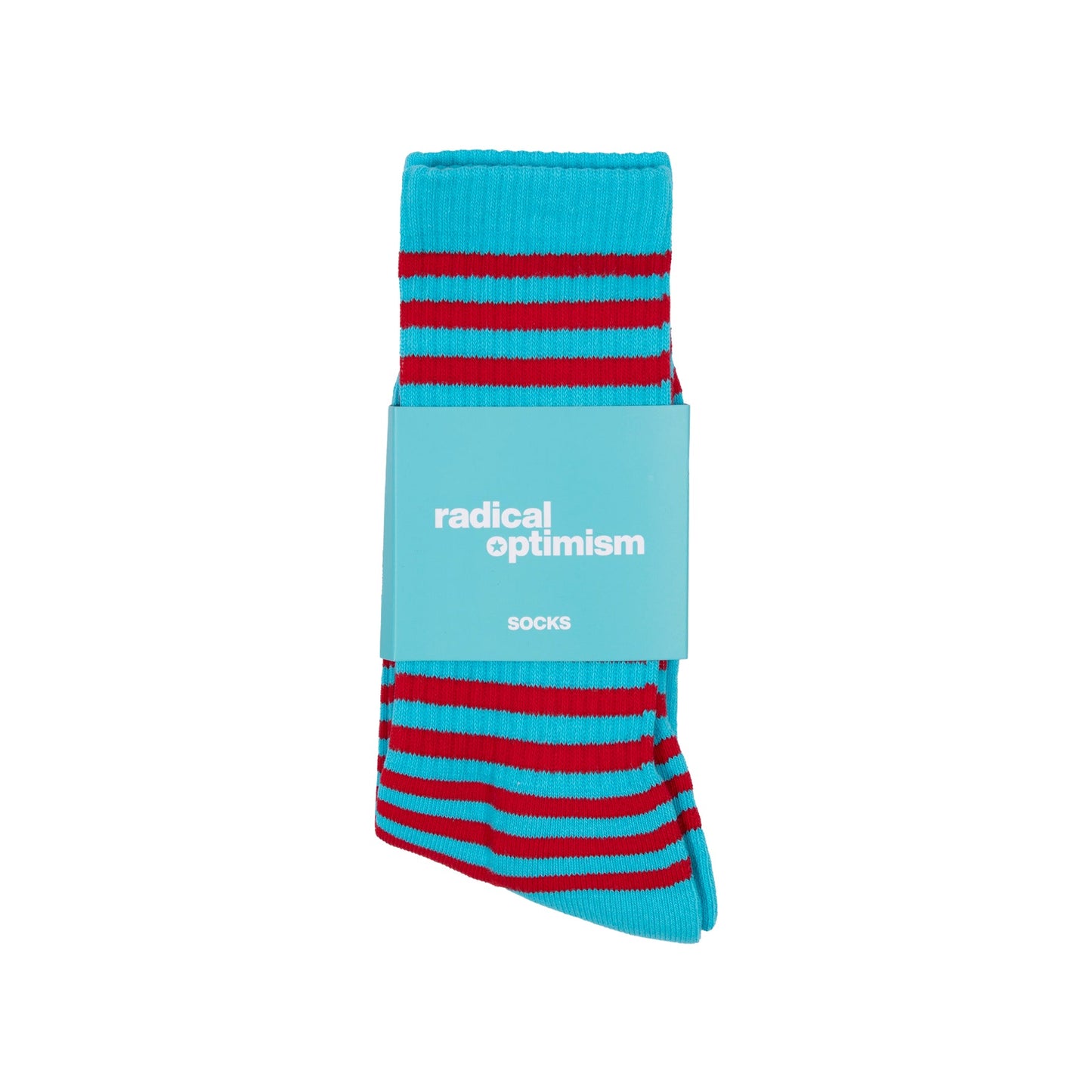 radical optimism print socks