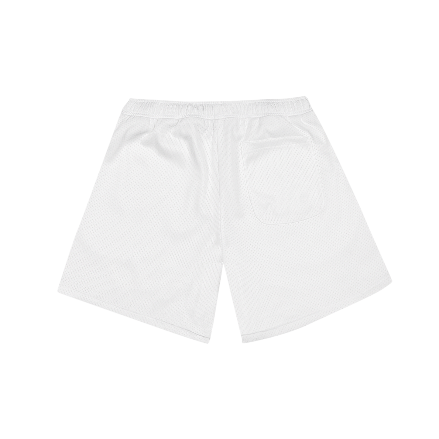 illusion cream shorts