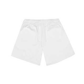 illusion cream shorts