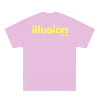 illusion dust pink tee