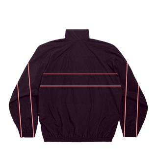 radical optimism burgundy track suit top