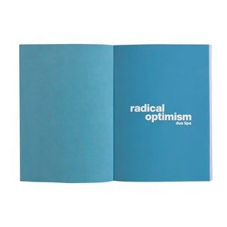 radical optimism handwritten album notebook