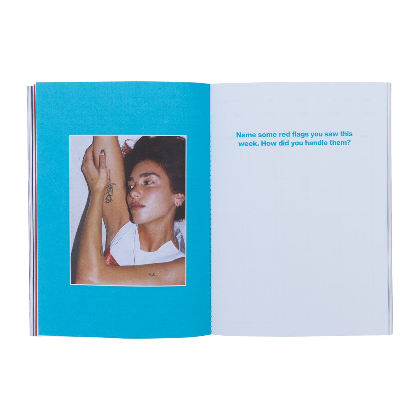 radical optimism handwritten album notebook (signed art card included)