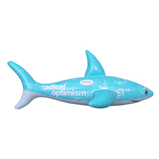 radical optimism shark floatie