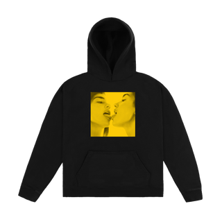 yellow photo houdie (black)